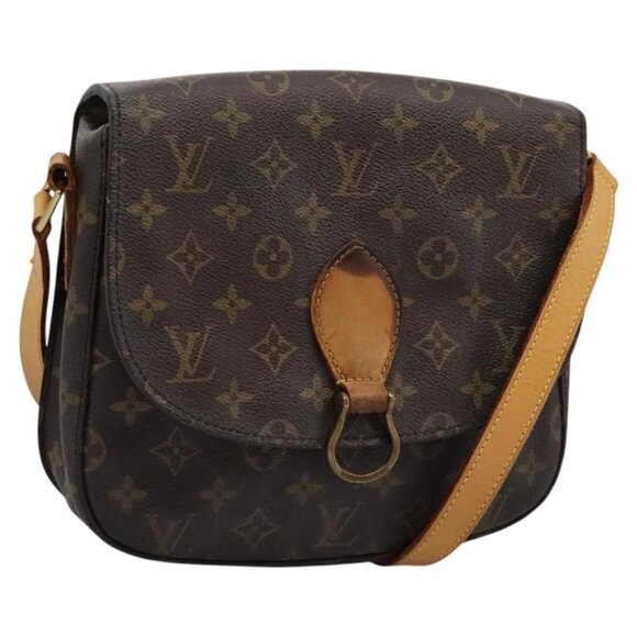 LOUIS VUITTON Monogram Saint Cloud GM Shoulder Bag M51242 LV Auth EC690 - Picture 1 of 16